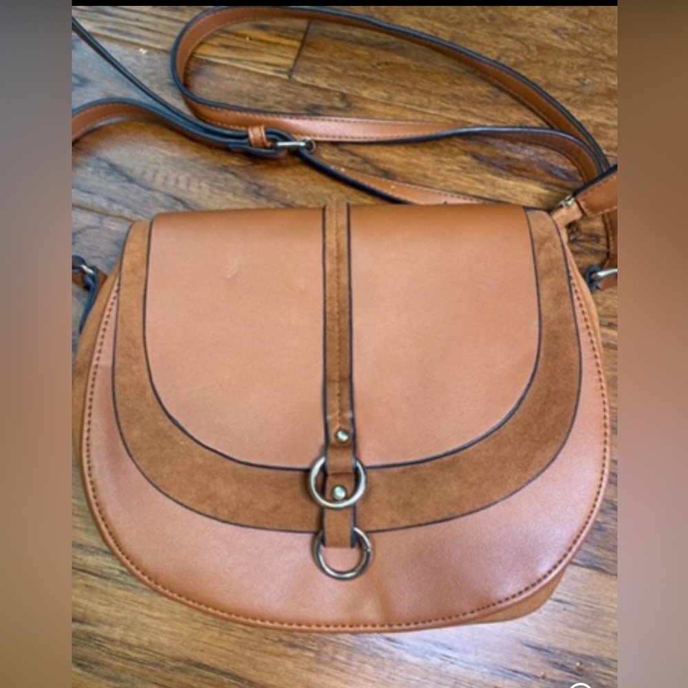 Afkomst Women's Synthetic Leather & Suede Shoulder Bag‎